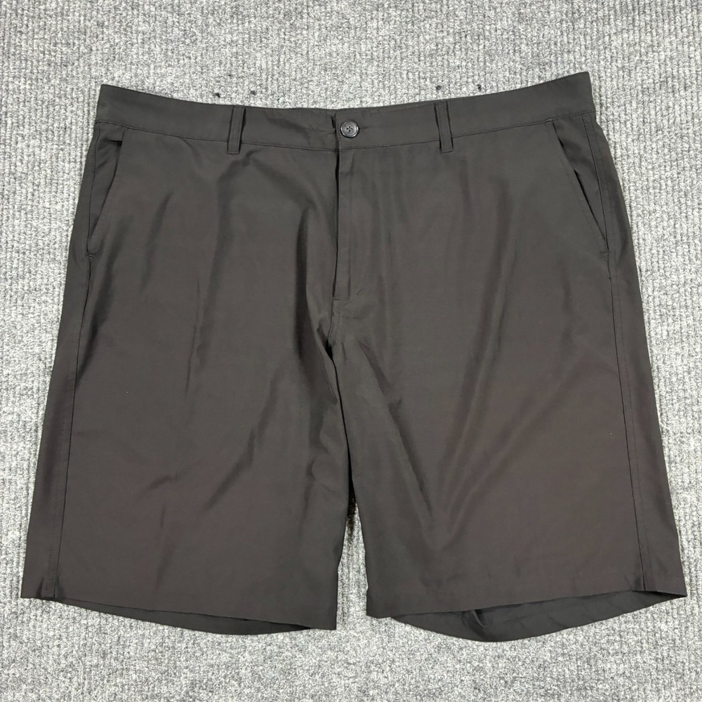 OPFLEX by Stretch Mens W44" Black Performance Shorts Golf Casual Flat Front